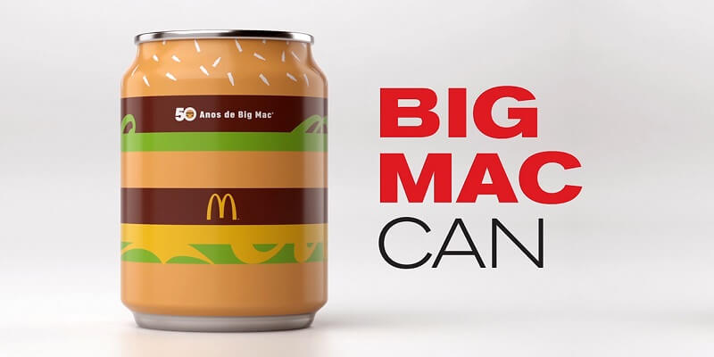 Макдоналдс выпустил лимитированную Coca-Cola к 50-летию Биг Мака