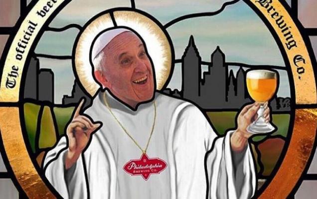 В честь визита Папы Римского создали «очищающее душу» пиво